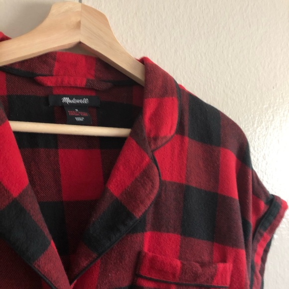 Madewell Buffalo Check flannel Pajama set - Picture 11 of 11